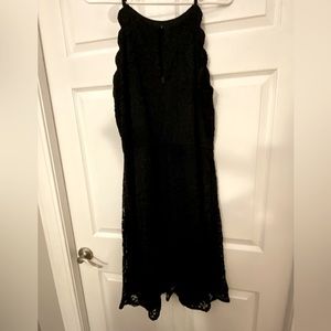 Fortune and Ivy Black Midi Dress Size: XXL